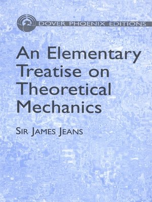 cover image of An Elementary Treatise on Theoretical Mechanics